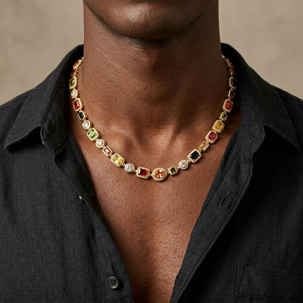 Iris Gemstone Necklace