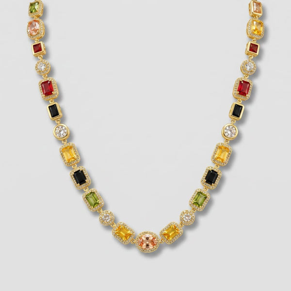 Iris Gemstone Necklace