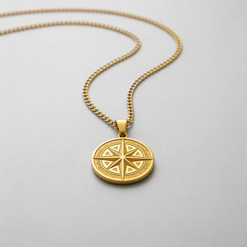 Corsico Compass Necklace — premium necklace from Jaxson Cole