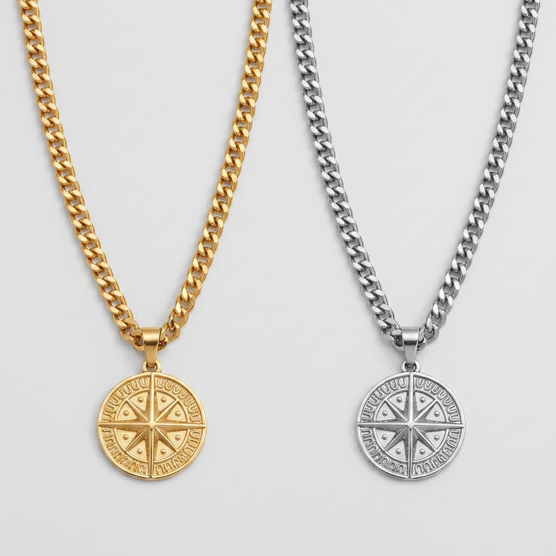 Corsico Compass Necklace — premium necklace from Jaxson Cole