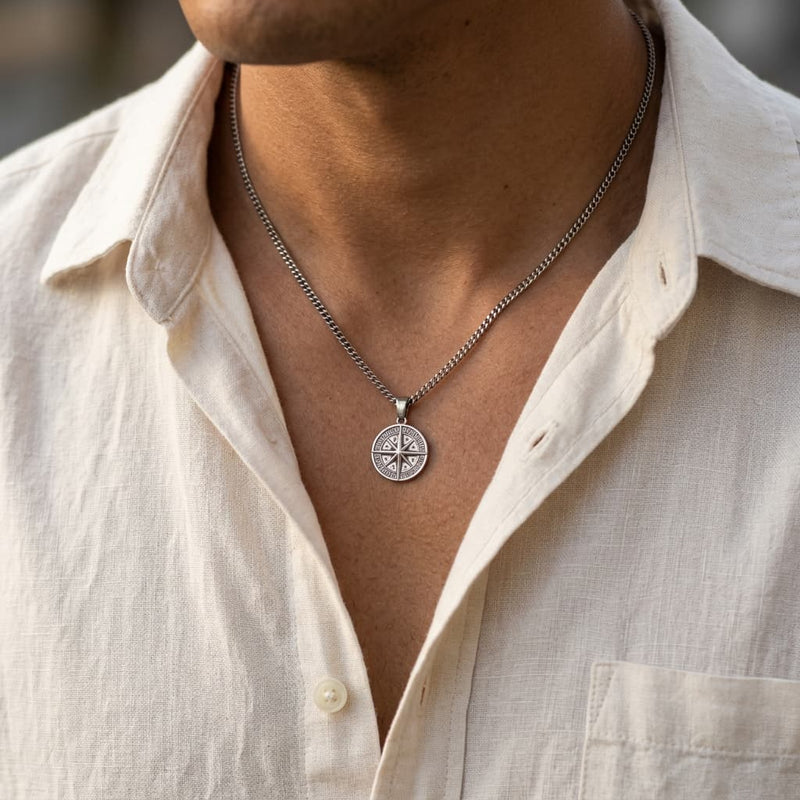 Corsico Compass Necklace — premium necklace from Jaxson Cole