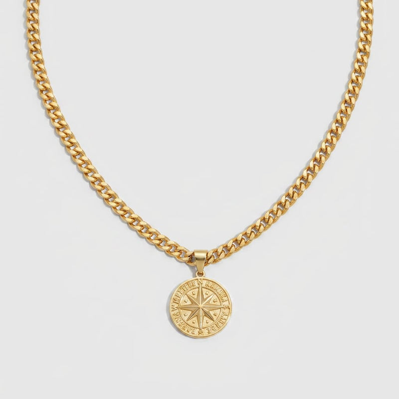 Corsico Compass Necklace — premium necklace from Jaxson Cole
